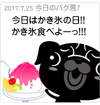 今日はかき氷の日！！かき氷食べよーっ！！！