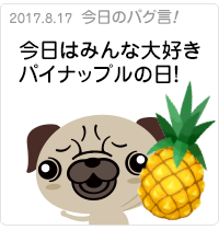 今日はみんな大好きパイナップルの日！